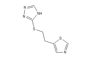 Image of 5-[2-(4H-1,2,4-triazol-3-ylthio)ethyl]thiazole