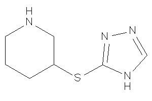 3-(4H-1,2,4-triazol-3-ylthio)piperidine