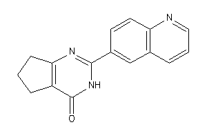 2-(6-quinolyl)-3,5,6,7-tetrahydrocyclopenta[d]pyrimidin-4-one