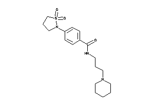 Image of 4-(1,1-diketo-1,2-thiazolidin-2-yl)-N-(3-piperidinopropyl)benzamide
