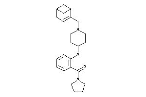 [2-[[1-(4-bicyclo[3.1.1]hept-3-enylmethyl)-4-piperidyl]oxy]phenyl]-pyrrolidino-methanone