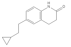 Image of 6-(2-cyclopropylethyl)-3,4-dihydrocarbostyril