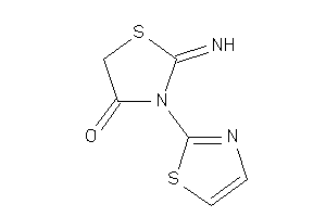 Image of 2-imino-3-thiazol-2-yl-thiazolidin-4-one