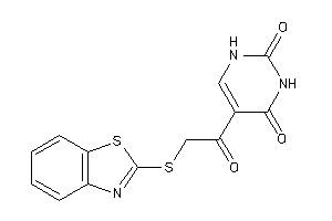 5-[2-(1,3-benzothiazol-2-ylthio)acetyl]uracil