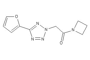 Image of 1-(azetidin-1-yl)-2-[5-(2-furyl)tetrazol-2-yl]ethanone