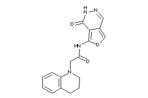 2-(3,4-dihydro-2H-quinolin-1-yl)-N-(4-keto-3H-furo[3,4-d]pyridazin-5-yl)acetamide