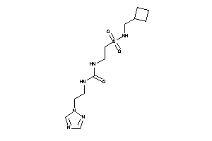 1-[2-(cyclobutylmethylsulfamoyl)ethyl]-3-[2-(1,2,4-triazol-1-yl)ethyl]urea