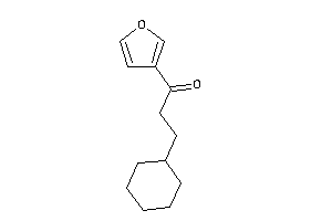 Image of 3-cyclohexyl-1-(3-furyl)propan-1-one