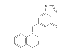 7-(3,4-dihydro-2H-quinolin-1-ylmethyl)-[1,3,4]thiadiazolo[3,2-a]pyrimidin-5-one