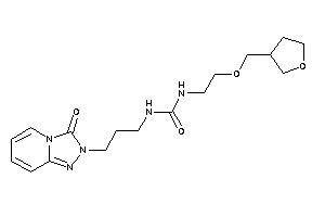 1-[3-(3-keto-[1,2,4]triazolo[4,3-a]pyridin-2-yl)propyl]-3-[2-(tetrahydrofuran-3-ylmethoxy)ethyl]urea