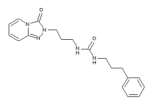 Image of 1-[3-(3-keto-[1,2,4]triazolo[4,3-a]pyridin-2-yl)propyl]-3-(3-phenylpropyl)urea