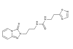 1-[3-(3-keto-[1,2,4]triazolo[4,3-a]pyridin-2-yl)propyl]-3-[2-(1,2,4-oxadiazol-5-yl)ethyl]urea