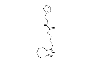 Image of 1-[2-(1,2,4-oxadiazol-5-yl)ethyl]-3-[3-(6,7,8,9-tetrahydro-5H-[1,2,4]triazolo[4,3-a]azepin-3-yl)propyl]urea