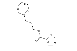 Image of Thiadiazole-5-carboxylic Acid 3-phenylpropyl Ester