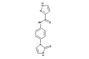 N-[4-(2-keto-4-imidazolin-1-yl)phenyl]-1H-pyrazole-3-carboxamide