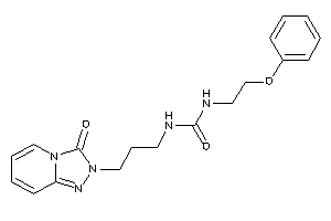 1-[3-(3-keto-[1,2,4]triazolo[4,3-a]pyridin-2-yl)propyl]-3-(2-phenoxyethyl)urea
