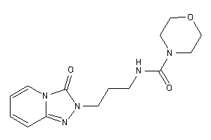 Image of N-[3-(3-keto-[1,2,4]triazolo[4,3-a]pyridin-2-yl)propyl]morpholine-4-carboxamide