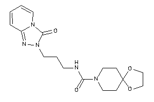 Image of N-[3-(3-keto-[1,2,4]triazolo[4,3-a]pyridin-2-yl)propyl]-1,4-dioxa-8-azaspiro[4.5]decane-8-carboxamide
