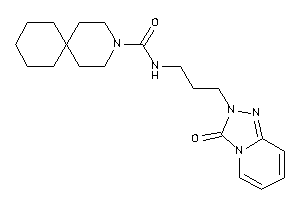N-[3-(3-keto-[1,2,4]triazolo[4,3-a]pyridin-2-yl)propyl]-3-azaspiro[5.5]undecane-3-carboxamide