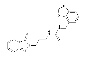 1-(1,3-benzodioxol-4-ylmethyl)-3-[3-(3-keto-[1,2,4]triazolo[4,3-a]pyridin-2-yl)propyl]urea