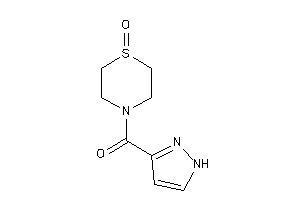 Image of (1-keto-1,4-thiazinan-4-yl)-(1H-pyrazol-3-yl)methanone