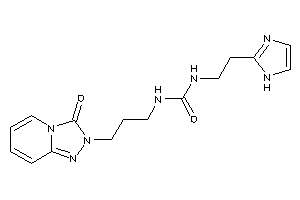 1-[2-(1H-imidazol-2-yl)ethyl]-3-[3-(3-keto-[1,2,4]triazolo[4,3-a]pyridin-2-yl)propyl]urea