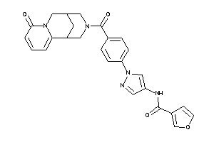N-[1-[4-(ketoBLAHcarbonyl)phenyl]pyrazol-4-yl]-3-furamide