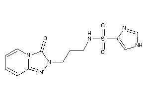 N-[3-(3-keto-[1,2,4]triazolo[4,3-a]pyridin-2-yl)propyl]-1H-imidazole-4-sulfonamide
