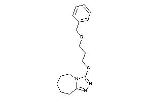 Image of 3-(3-benzoxypropylthio)-6,7,8,9-tetrahydro-5H-[1,2,4]triazolo[4,3-a]azepine