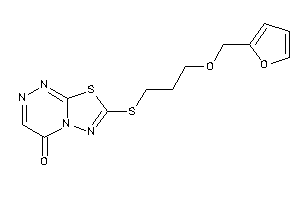 7-[3-(2-furfuryloxy)propylthio]-[1,3,4]thiadiazolo[2,3-c][1,2,4]triazin-4-one