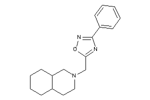 Image of 5-(3,4,4a,5,6,7,8,8a-octahydro-1H-isoquinolin-2-ylmethyl)-3-phenyl-1,2,4-oxadiazole