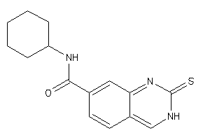 N-cyclohexyl-2-thioxo-3H-quinazoline-7-carboxamide