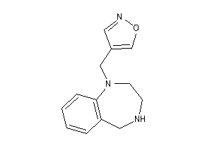 4-(2,3,4,5-tetrahydro-1,4-benzodiazepin-1-ylmethyl)isoxazole