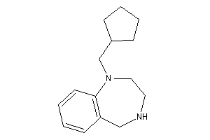 1-(cyclopentylmethyl)-2,3,4,5-tetrahydro-1,4-benzodiazepine