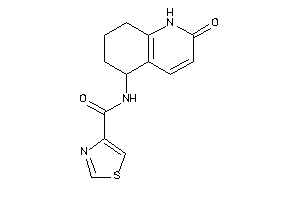 Image of N-(2-keto-5,6,7,8-tetrahydro-1H-quinolin-5-yl)thiazole-4-carboxamide
