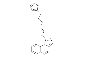 Image of 1-[3-(2-furfuryloxy)propylthio]-[1,2,4]triazolo[4,3-a]quinoline