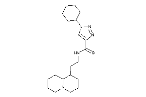 1-cyclohexyl-N-(2-quinolizidin-1-ylethyl)triazole-4-carboxamide