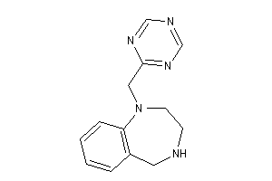 1-(s-triazin-2-ylmethyl)-2,3,4,5-tetrahydro-1,4-benzodiazepine