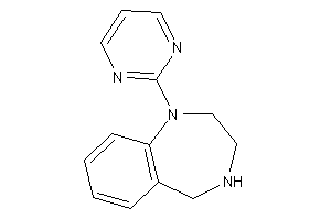 Image of 1-(2-pyrimidyl)-2,3,4,5-tetrahydro-1,4-benzodiazepine