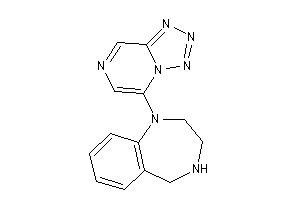 1-(tetrazolo[1,5-a]pyrazin-5-yl)-2,3,4,5-tetrahydro-1,4-benzodiazepine