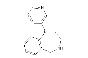 1-(3-pyridyl)-2,3,4,5-tetrahydro-1,4-benzodiazepine