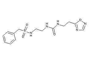 1-[2-(benzylsulfonylamino)ethyl]-3-[2-(1,2,4-oxadiazol-5-yl)ethyl]urea