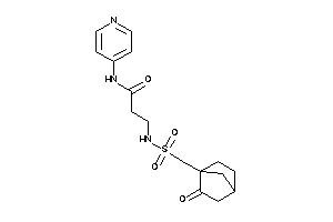 3-[(2-ketonorbornan-1-yl)methylsulfonylamino]-N-(4-pyridyl)propionamide