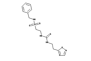1-[2-(benzylsulfamoyl)ethyl]-3-[2-(1,2,4-oxadiazol-5-yl)ethyl]urea