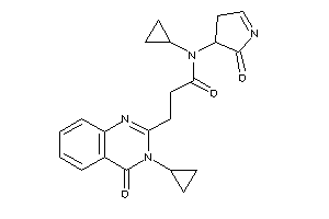 N-cyclopropyl-3-(3-cyclopropyl-4-keto-quinazolin-2-yl)-N-(2-keto-1-pyrrolin-3-yl)propionamide