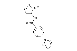 N-(2-keto-1-pyrrolin-3-yl)-4-pyrazol-1-yl-benzamide