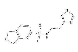 N-(2-thiazol-4-ylethyl)phthalan-5-sulfonamide