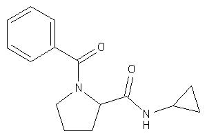 Image of 1-benzoyl-N-cyclopropyl-pyrrolidine-2-carboxamide