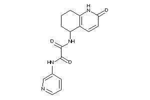 Image of N-(2-keto-5,6,7,8-tetrahydro-1H-quinolin-5-yl)-N'-(3-pyridyl)oxamide