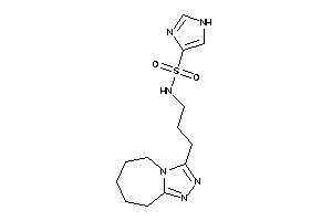 Image of N-[3-(6,7,8,9-tetrahydro-5H-[1,2,4]triazolo[4,3-a]azepin-3-yl)propyl]-1H-imidazole-4-sulfonamide